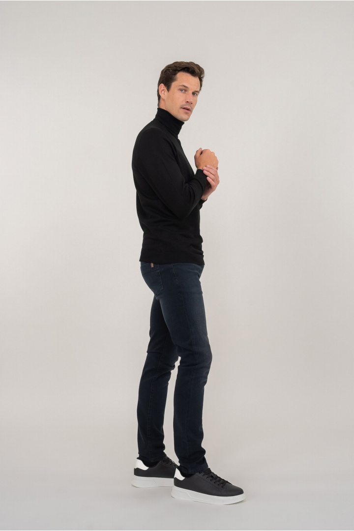 Dark blue black