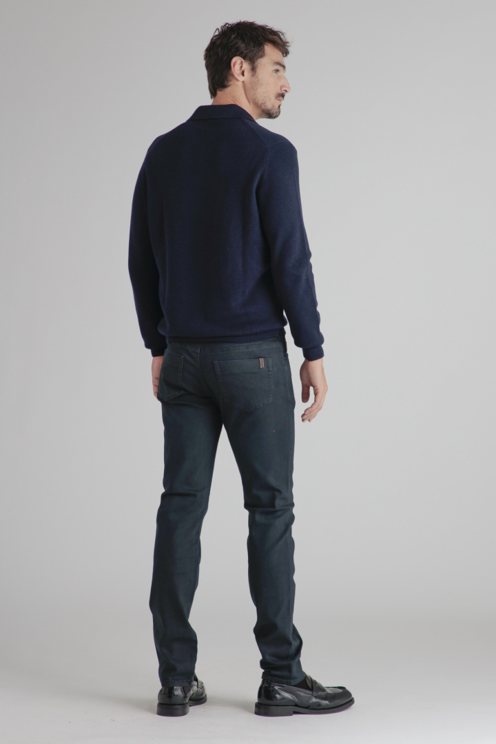 Vintage blue black