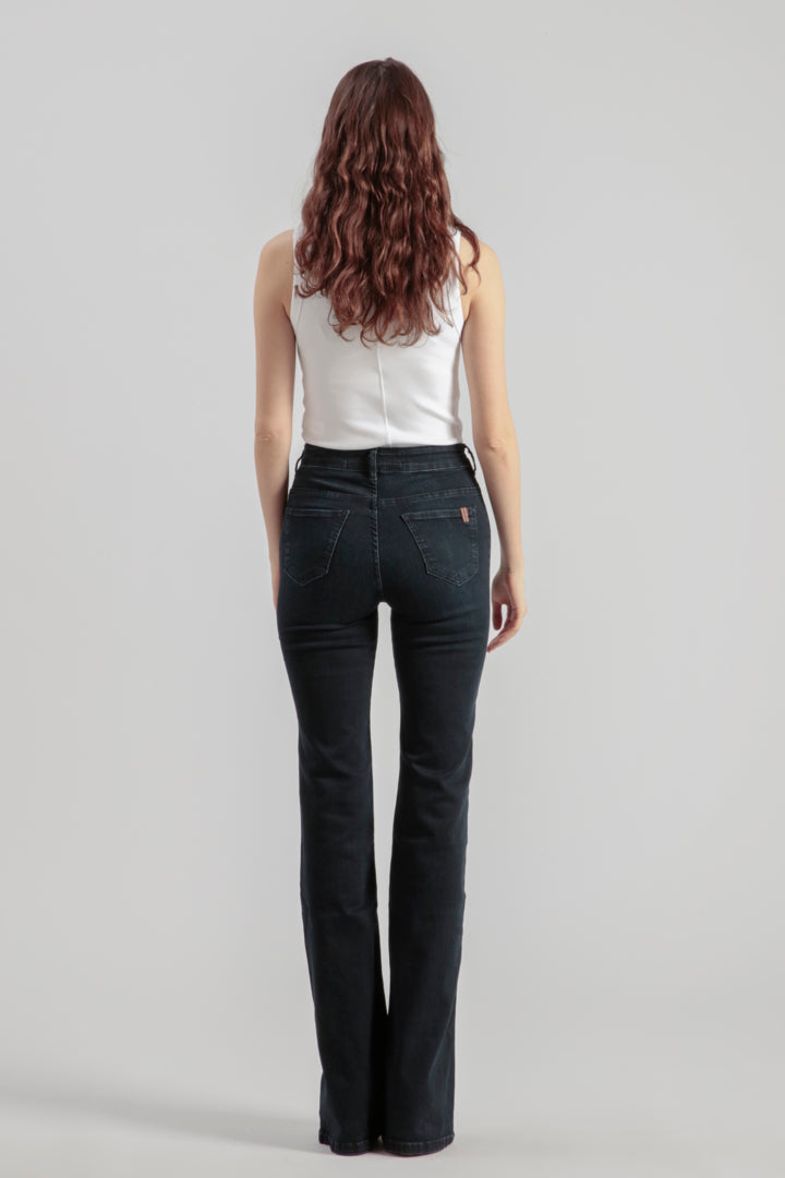 Dahlia Denim Blue Black