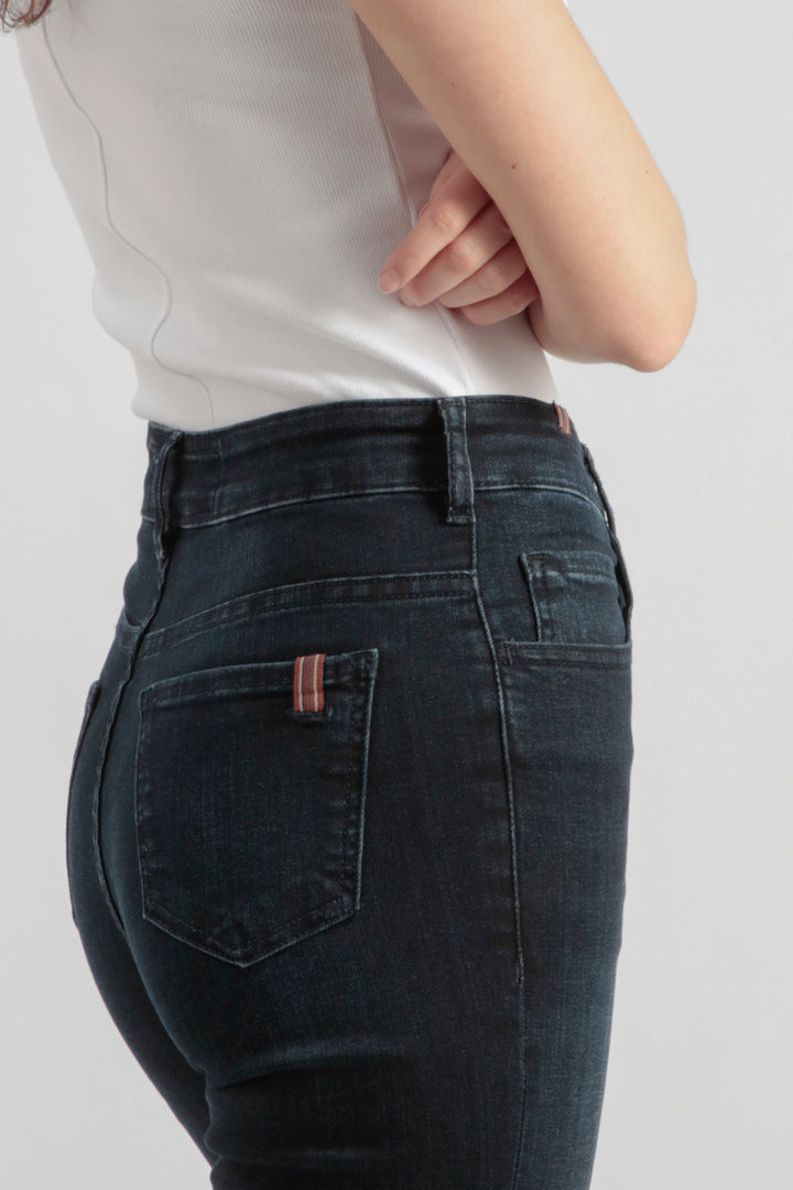 Dahlia Denim Blue Black