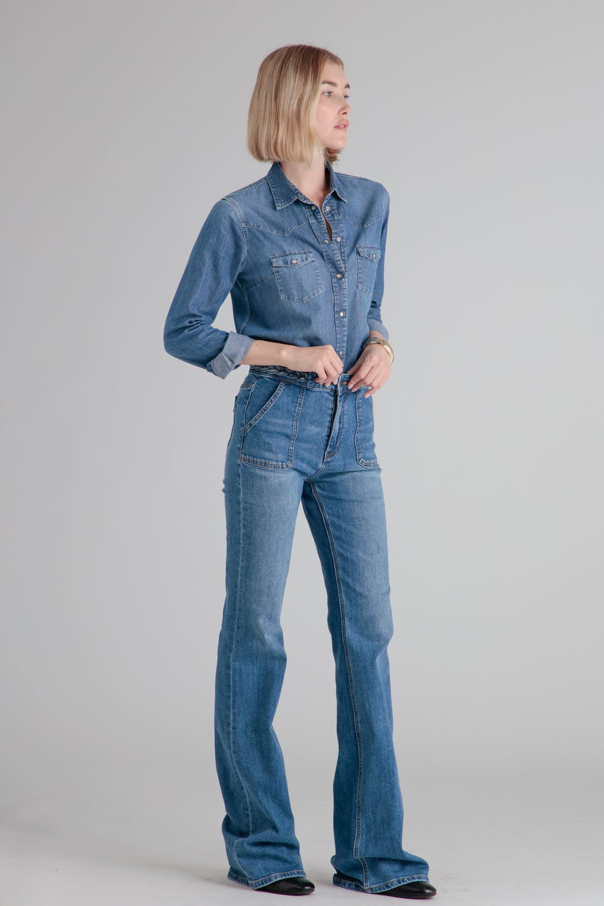 Dahlia Carpenter Denim Blue
