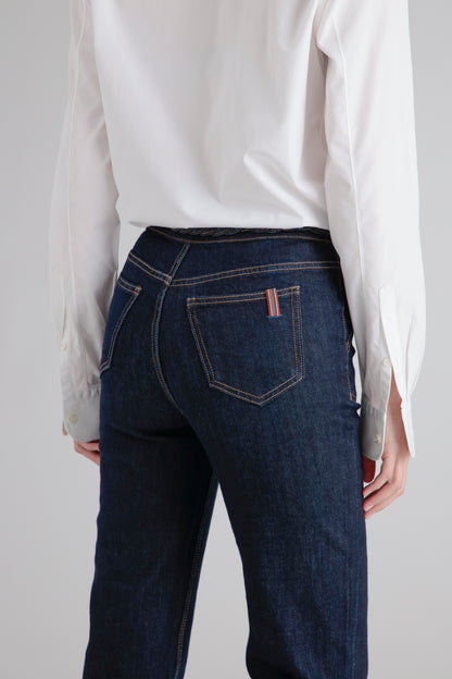 Dahlia Carpenter Denim Blue Raw
