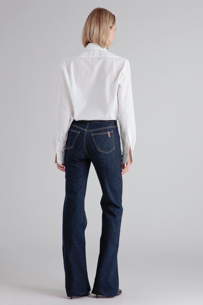 Dahlia Carpenter Denim Blue Raw