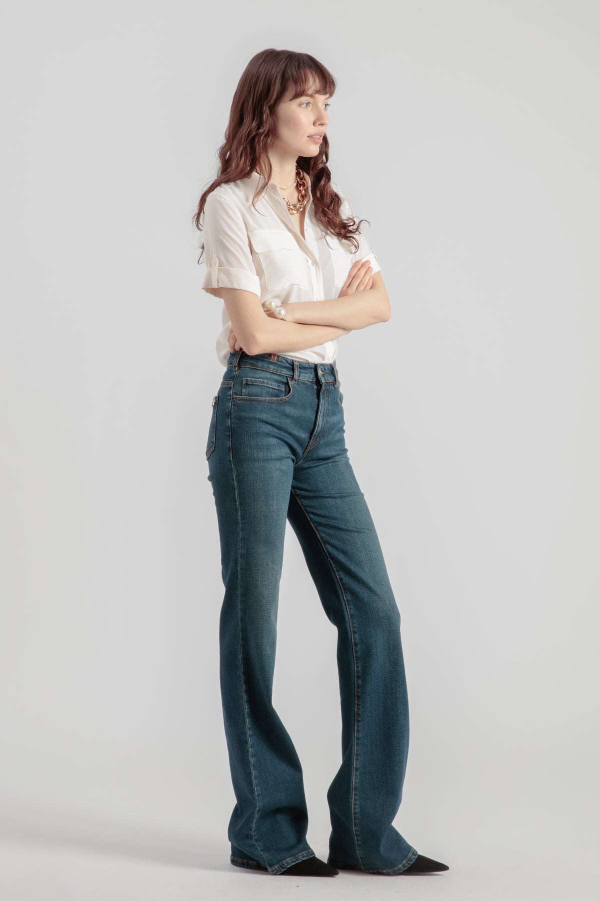 Dahlia Denim Medium Blue