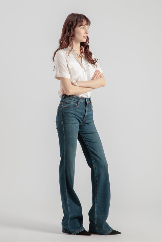 Dahlia Denim Medium Blue