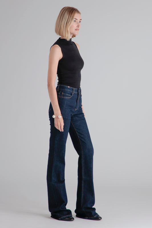 Dahlia Denim Blue Raw