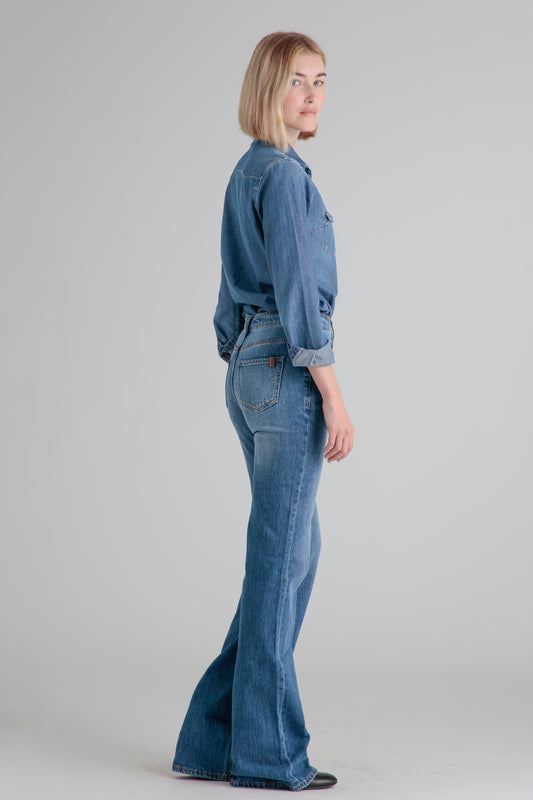 Dahlia Denim Blue
